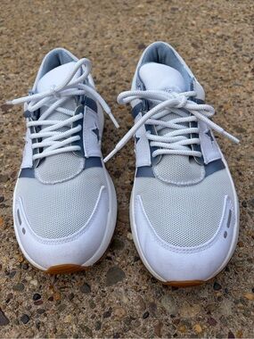 Converse Women's White and Indigo Fog Run Star Y2K